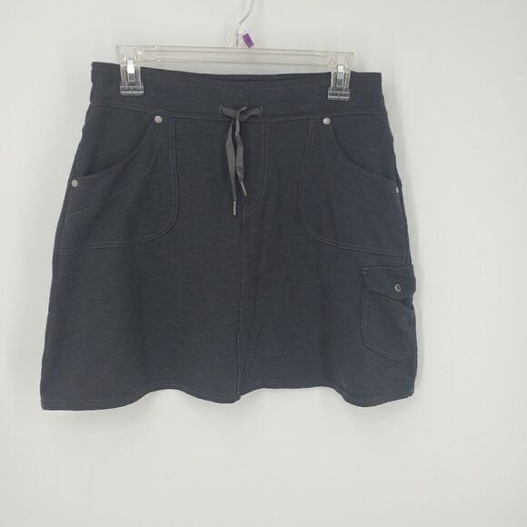 Kuhl Gray Skort With Drawstring and Cargo Pocket Size S - Picture 1 of 7